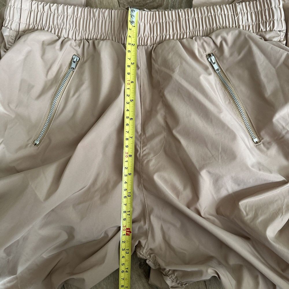 Almost Famous Junior's Ruched Leg Jogger Kailua Mist Zipper Pockets‎ Large NEW - Picture 9 of 10